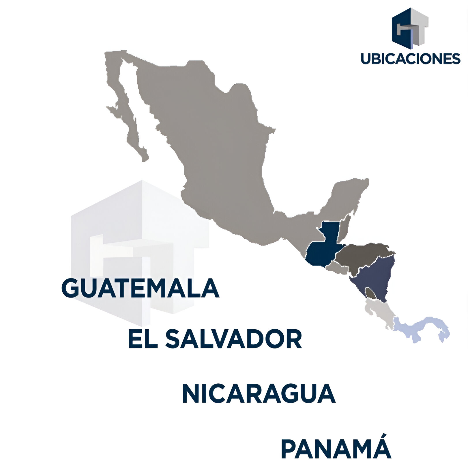 Mapa regional de operaciones Concretec